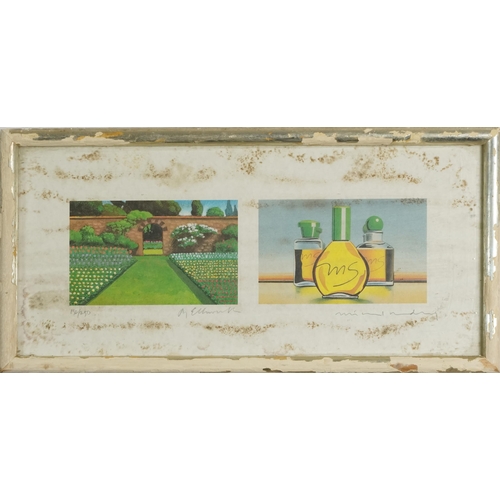 3438 - Group of four mid 20th century signed and editioned prints, framed as two (faults)