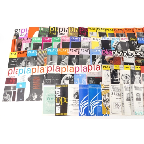 2318 - Collection of Plays & Players magazines, predominantly 50s and 60s, together with various other thea... 