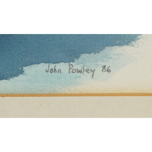 3637 - John Powley - Laparotomy in Theatre Five, late 20th century British school watercolour on paper, fra... 