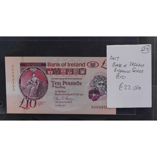 2231 - Vintage banknotes including Bank of Ireland 1943 one pound dated 14th July 1943, two Central Bank of... 