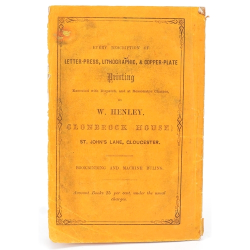 2322 - A List of the Poll at the Contested Election of The City of Gloucester Wednesday February 26th 1862 ... 