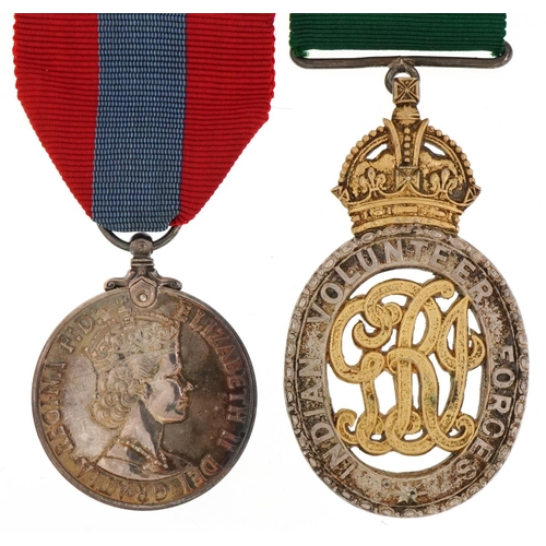 2525 - Elizabeth II Imperial Service medal for Faithful Service awarded to Kenneth Alan Sanders together wi... 