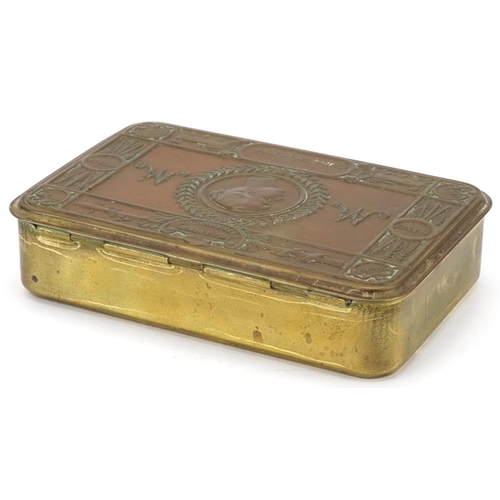 2547 - Princess Mary 1914 Christmas tin, 13cm wide