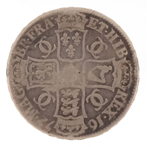 2159 - Charles II 1677 silver crown