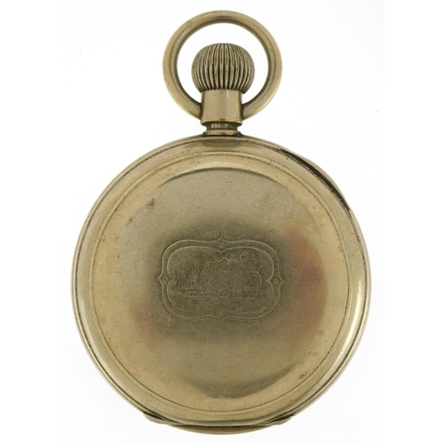 3268 - West End Watch Co, gentlemen's half hunter pocket watch (for restoration), 52mm in diameter