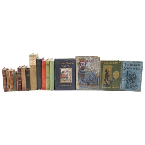 2384 - Antiquarian and later children's books including Don Quichotte, Gulliver's Travels , Nursery Tales a... 