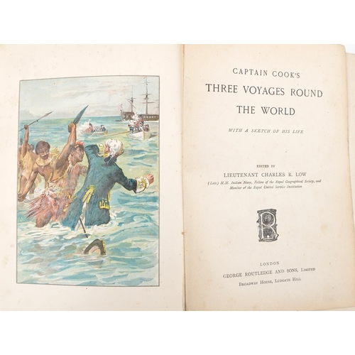 2384 - Antiquarian and later children's books including Don Quichotte, Gulliver's Travels , Nursery Tales a... 