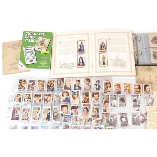 2301 - Cigarette and tea cards to include Gallagher's film episodes, film partners, portraits of famous sta... 