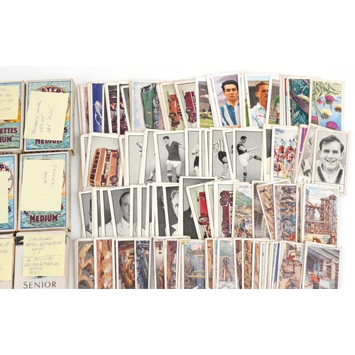 2300 - Quantity of cigarette cards, many in the original boxes, to include Virginia tobacco, Kensitas, Wood... 