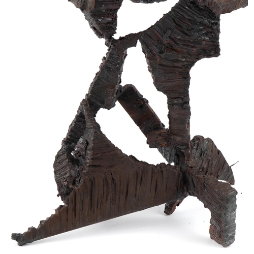 132 - Ilhan Koman 1921-1986 (Turkish-Swedish), large Modernist iron sculpture, 62cm high