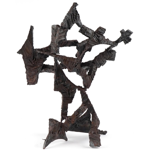 132 - Ilhan Koman 1921-1986 (Turkish-Swedish), large Modernist iron sculpture, 62cm high