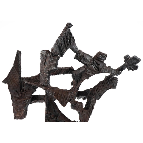 132 - Ilhan Koman 1921-1986 (Turkish-Swedish), large Modernist iron sculpture, 62cm high