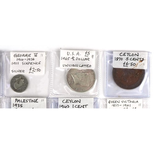 2165 - Antique and later British and world coins including Greek Alexander the Great silver drachm with cer... 