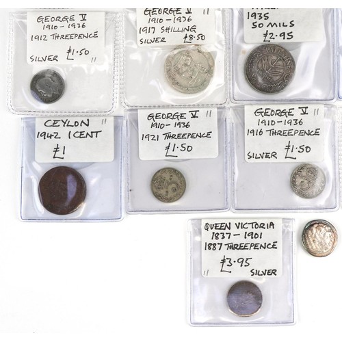 2165 - Antique and later British and world coins including Greek Alexander the Great silver drachm with cer... 