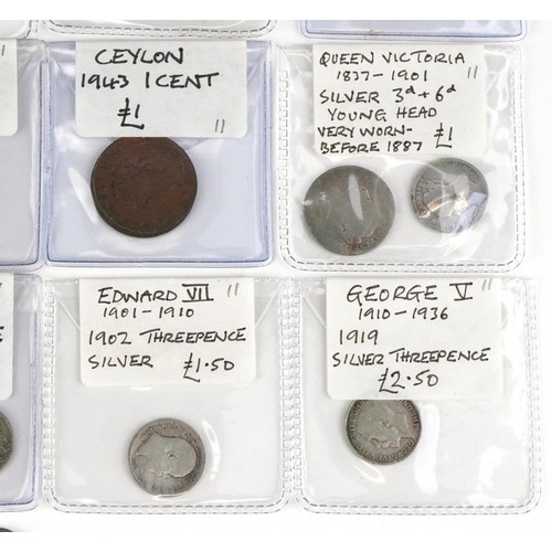 2165 - Antique and later British and world coins including Greek Alexander the Great silver drachm with cer... 