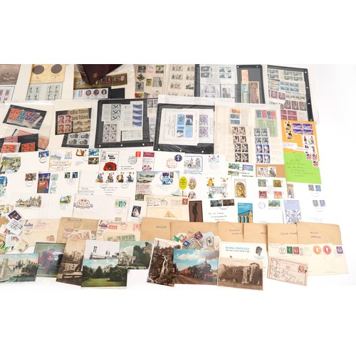 2289A - British and world stamps and first day covers, various genres, and an empty collector's album