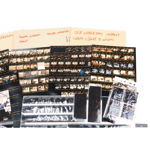 2388 - Large collection of early Jeremy Clarkson Top Gear colour photographic negatives including a  Alias ... 