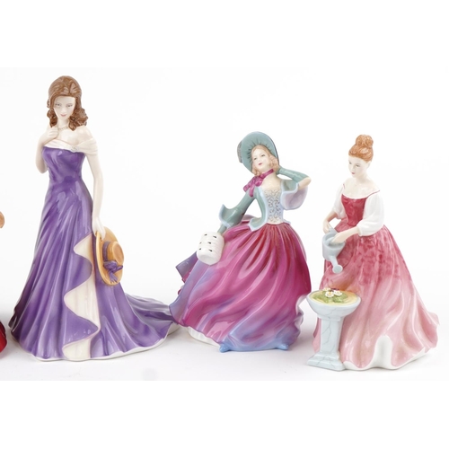 1208 - Six Royal Doulton Pretty Ladies Collection figurines comprising Loving Thoughts HN5266, Alicia HN501... 