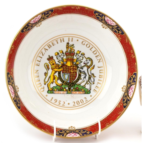 1433 - Collectable china comprising three pieces of Minton Buff Genevese porcelain and a Royal Worcester Qu... 