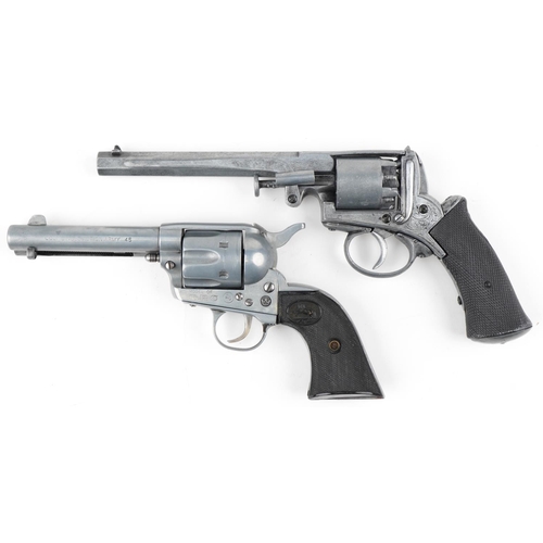 2674 - Two decorative model revolvers including a Colt single action .45.