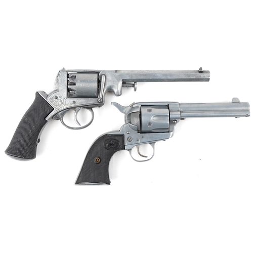 2674 - Two decorative model revolvers including a Colt single action .45.