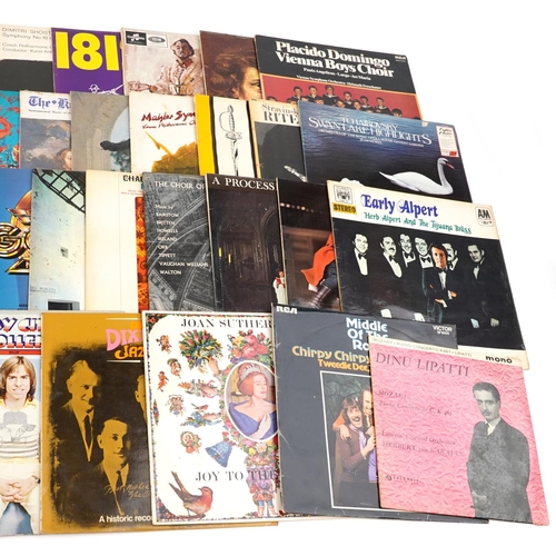 2024 - Vinyl LP records including The Beach Boys, Bay City Rollers, Mozart and Tchaikovsky.