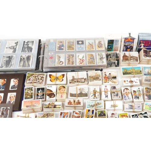 2326 - An extensive collection of early 20th century and later cigarette cards, tea cards and trade cards, ... 