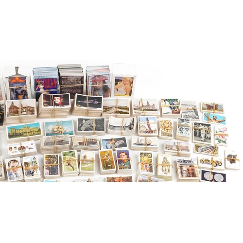 2326 - An extensive collection of early 20th century and later cigarette cards, tea cards and trade cards, ... 