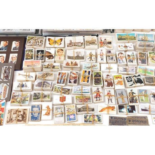 2326 - An extensive collection of early 20th century and later cigarette cards, tea cards and trade cards, ... 