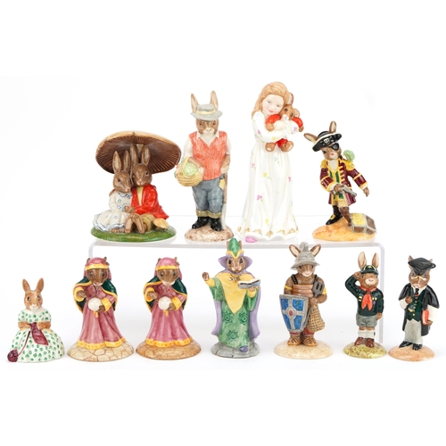 1190 - Eleven Royal Doulton Bunnykins figures including My First Bunnykins, Mystic Bunnykins, Fortune Telle... 