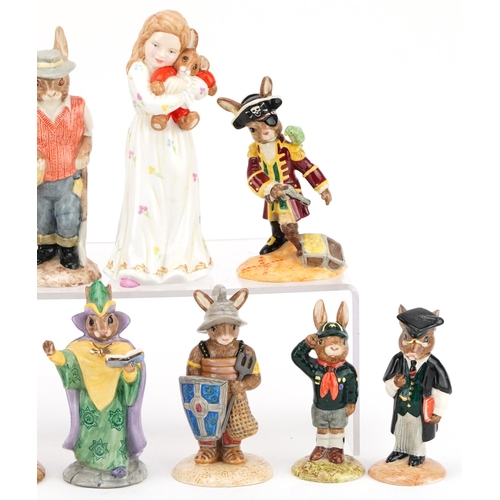 1190 - Eleven Royal Doulton Bunnykins figures including My First Bunnykins, Mystic Bunnykins, Fortune Telle... 