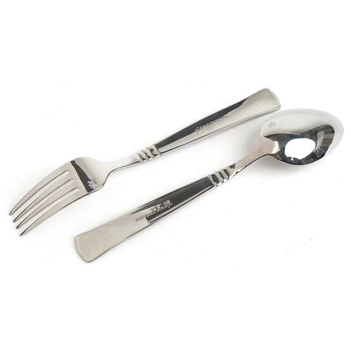 1169 - SBS stainless steel cased canteen of cutlery.