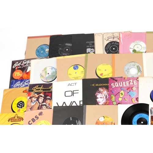 2030 - Vinyl LP records and 45rpm records including Pink Floyd, David Bowie, Jimi Hendrix, The Rolling Ston... 