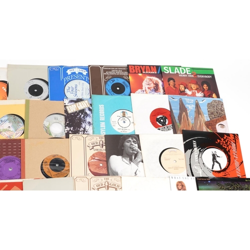 2030 - Vinyl LP records and 45rpm records including Pink Floyd, David Bowie, Jimi Hendrix, The Rolling Ston... 