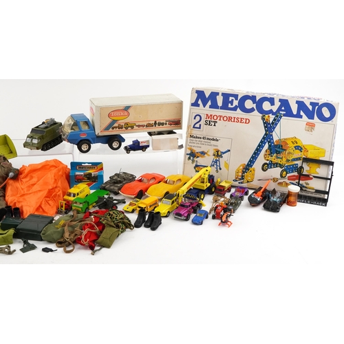 1293 - Vintage and later collector's vehicles and toys, predominantly diecast, including Corgi Batmobile, C... 