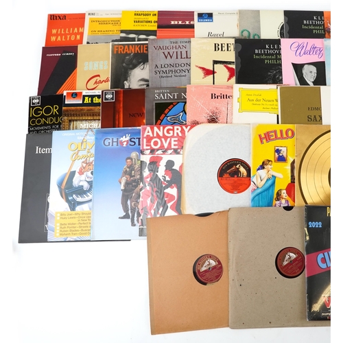 2022 - Vinyl LP records and 78rpm records, predominantly classical, including Frankie Howerd, Beethoven and... 