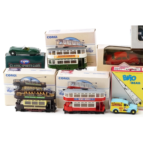 1284 - Boxed Classic Corgi vehicles including a 1953 Jaguar set, The Beano Beryl the Peril Corgi Comic Clas... 