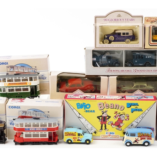 1284 - Boxed Classic Corgi vehicles including a 1953 Jaguar set, The Beano Beryl the Peril Corgi Comic Clas... 