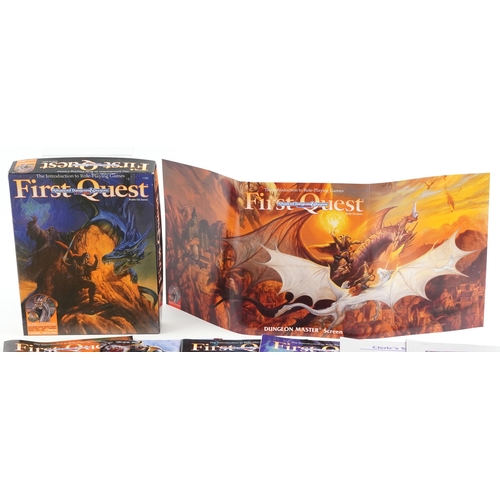 1276 - A First Quest role playing board game including audio CD.