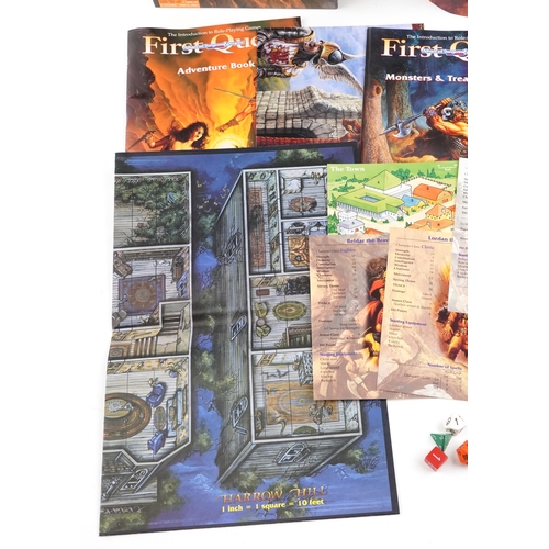 1276 - A First Quest role playing board game including audio CD.