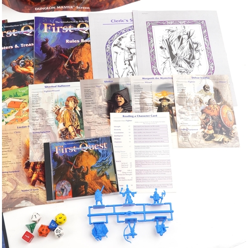 1276 - A First Quest role playing board game including audio CD.