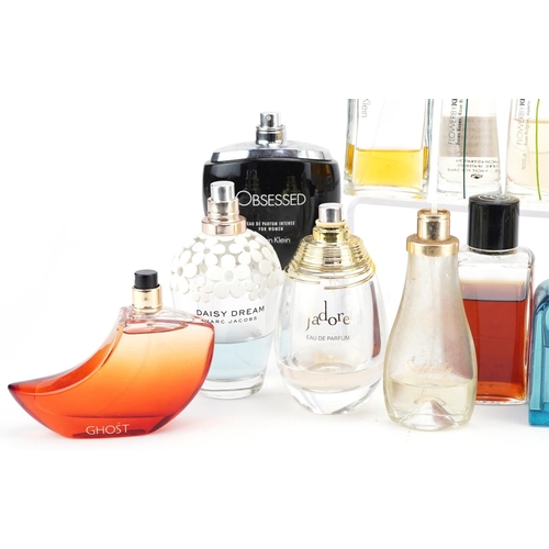 539 - Vintage and later partly used perfumes and bottles including Coco Chanel, Kenzo, Gabrielle Chanel, P... 