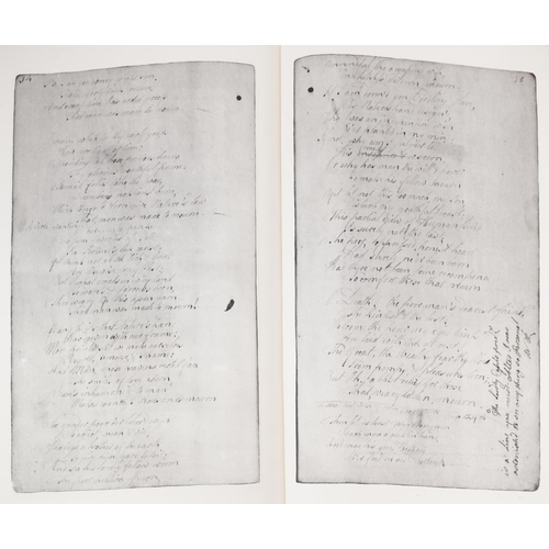 2373 - Ewing, Cook, James Cameron, Davidson. Robert Burns's Commonplace Book, 1783-1785, reproduced in facs... 