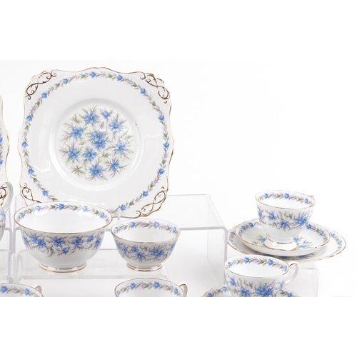 1242 - A Tuscan fine English bone china part tea service.