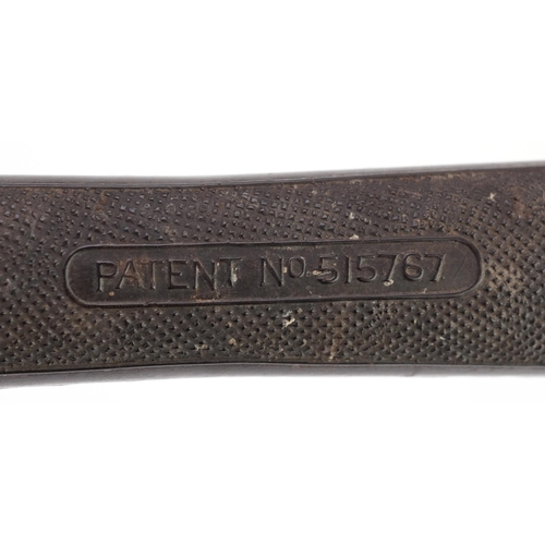 2463 - A British military issue pilot's escape axe, patent number 515767, 40cm in length.