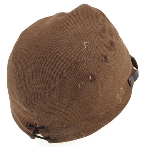 2588 - A Japanese infantry military cloth hat with insignia.