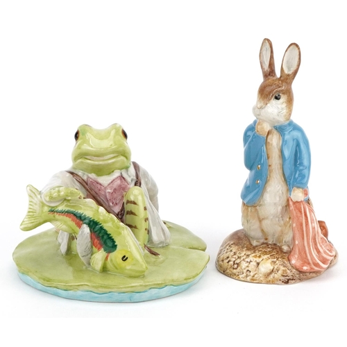 1198 - Two Beswick Beatrix Potter figures with boxes comprising Peter and The Red Pocket Handkerchief with ... 