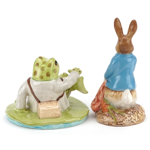 1198 - Two Beswick Beatrix Potter figures with boxes comprising Peter and The Red Pocket Handkerchief with ... 