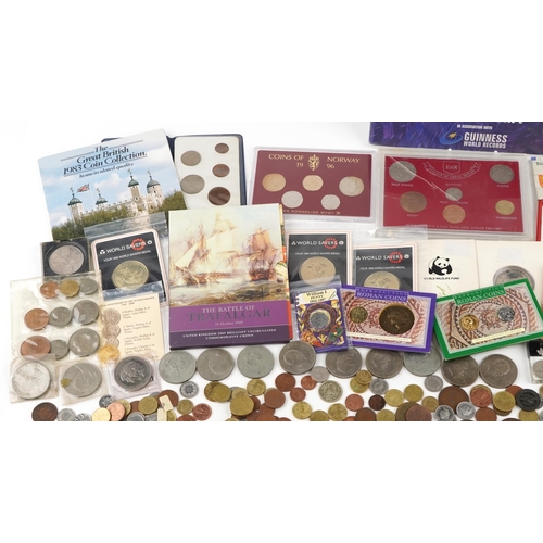 2185 - 19th century and later British and world coinage including proof sets, reproduction medieval coins, ... 