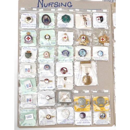 2302 - A large collection of vintage and later badges including Girl Guides, Life Brigade, Boy Scouts, Boy'... 